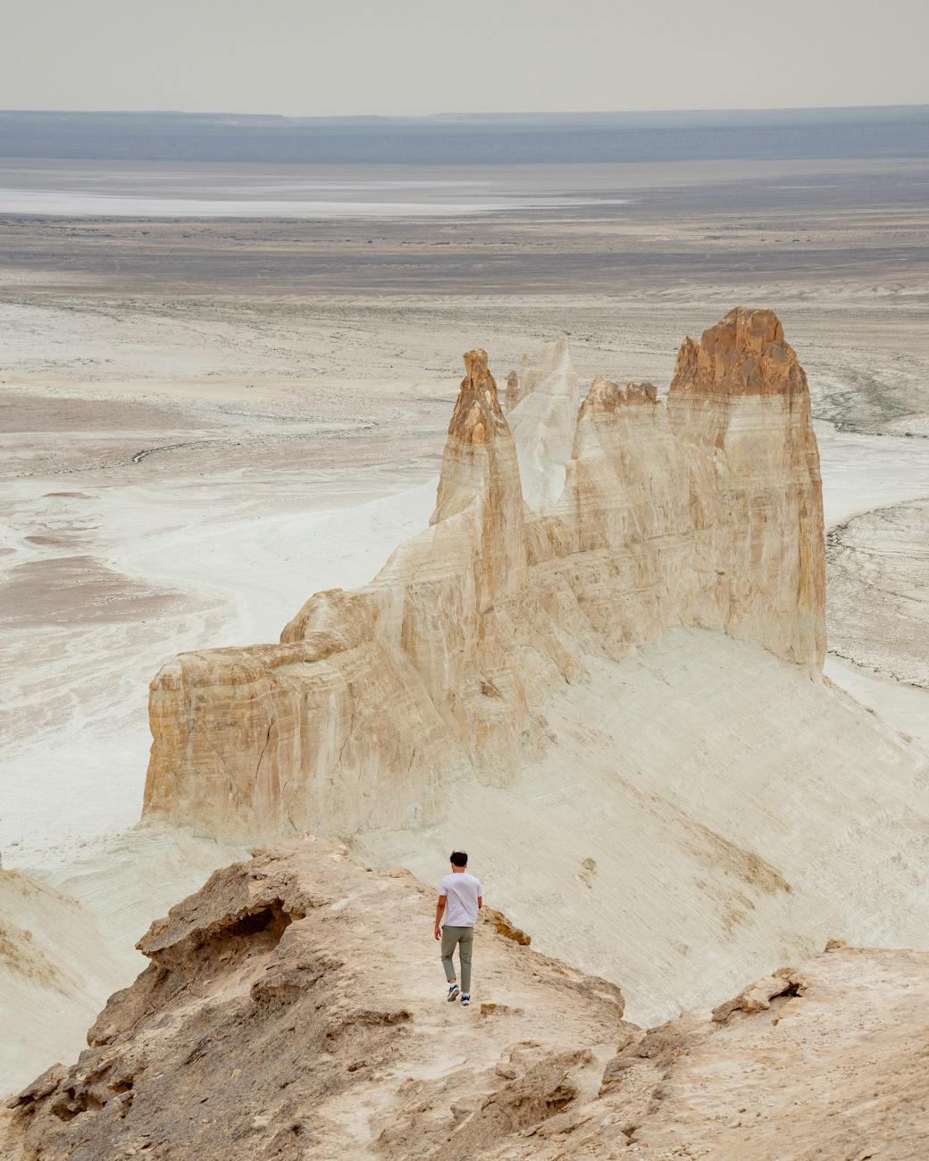 Unique canyon formations in Mangystau region